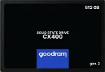 &bdquo;Goodram CX400&ldquo; 2 kartos 2,5 colio 512 GB Serial ATA III 3D TLC NAND