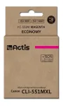 &bdquo;Actis KC-551M&ldquo; ra&scaron;alas (pakeičia &bdquo;Canon CLI-551M&ldquo;; standartinis; 12 ml; rausvai raudonas)