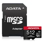 ADATA High Endurance 512 GB MicroSDXC UHS-I 10 klasės atmintis