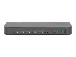 DIGITUS KVM komutatorius 4x1 DP DP/HDMI 4Kx2K