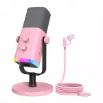 Fifine AM8 Gaming Microphone (Pink)