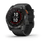 &bdquo;Garmin fēnix 7X Pro&ldquo; 3,56 cm (1,4 colio) MIP 51 mm Skaitmeninis 280 x 280 pikselių Jutiklinis ekranas Pilkas &bdquo;Wi-Fi&ldquo; GPS (palydovinis)
