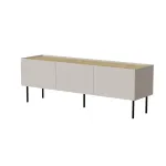 Cama FELLINI TV spintelė 150x40x52 ka&scaron;myro + alyvuotas ąžuolo stalvir&scaron;is
