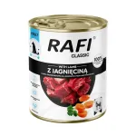 RAFI Classic &ndash; &scaron;lapias &scaron;unų ėdalas su ėriena &ndash; 800 g