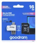 Goodram M1A4-0160R12 atminties kortelė 16 GB MicroSDHC 10 klasė UHS-I