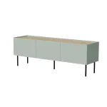 Cama FELLINI TV spintelė 150x40x52 alyvuogių + alyvuoto ąžuolo stalvir&scaron;is