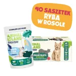 ANIMAL ISLAND White fish in broth - wet cat food - 40x85g