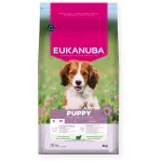 EUKANUBA &scaron;uniukų sausas ėdalas su ėriena ir ryžiais, mažiems/vidutiniams &scaron;unims, 3 kg