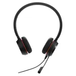 &bdquo;Jabra Evolve 20 SE&ldquo; ausinės su laidine, su galvos juosta, biurui / skambučių centrui, USB C / USB A tipo, juodos
