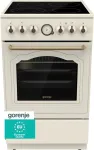Gorenje GECS5B70CLI laisvai pastatoma viryklė elektrinė keraminė dramblio kaulo spalvos
