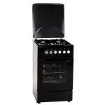 MPM MPM-56-KGM-12B Dujinė/elektrinė viryklė, juoda