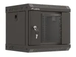 Wall-mounted installation rack cabinet 10 inches 4U 300x300 black