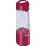 Nutribullet Portable Blender NBP003MA (magenta, battery-operated, 0.475 liters)