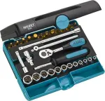 Hazet 854-1 bit set/wrench set 1/4" - 33-pieces