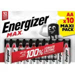 ENERGIZER MAX AA LR6 ELEMENTAI, 10 VNT., ECO