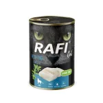 RAFI &scaron;lapias kačių ėdalas suaugusioms katėms su menke - 400 g