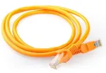 Patch Cord Cat5e UTP 0.5m orange moulded strain relief
