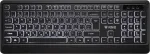 Keyboard Backlit quiet USB with low-profile keys