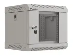 Wall-mounted installation rack cabinet 10 inches 4U 300x300 gray