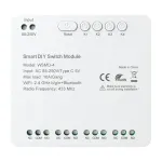 DIY Avatto WSMD-4 250V smart switch module
