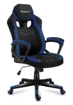 Huzaro FORCE 2.5 BLUE MESH žaidimų krėslas su tinklelio sėdyne, juodas, mėlynas
