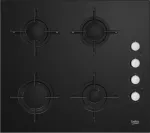 Beko HILG64120S hob Black Built-in 60 cm Gas 4 zone(s)