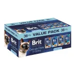 BRIT Premium by Nature Delicate fillets in gravy Box - wet cat food - 36x85g