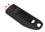 &bdquo;SanDisk Ultra&ldquo; USB atmintinė, 256 GB, USB A tipo, 3.2 kartos 1 (3.1 kartos 1), juoda