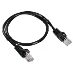 Lanberg PCU5-20CC-0025-BK tinklo kabelis, juodas, 0,25 m, Cat5e U/UTP (UTP)