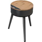 Unold fan heater table Henry black/wood, 2,000 watts