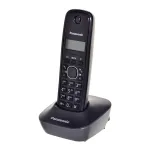 &bdquo;Panasonic KX-TG1611&ldquo; telefonas su DECT ry&scaron;iu, juodas, skambinančiojo ID