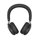 &bdquo;Jabra Evolve2 75&ldquo; ausinės su laidine ir belaide galva, skambučiai / muzika, USB C tipo &bdquo;Bluetooth&ldquo; įkrovimo stovas, juodos