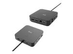 I-TEC USB-C HDMI dvigubo DP prijungimo stotelė