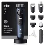 Braun BeardTrimmer 7 BT7540 beard trimmer Battery 40 2 cm Wet & Dry Black, Blue