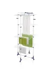 Leifheit Pegasus Classic Tower 450 baltas