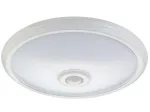LED Ceiling 12W with pir and emergency power supply, MCE131 ACU range 6m