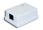 A-LAN GN005 tinklo jungiamoji dėžutė Cat5e, balta