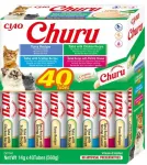 INABA Churu Variety Box Tunas su jūros gėrybėmis - katėms - 40 x 14 g