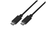 Lanberg CA-CMCM-10CU-0010-BK USB 2.0 kabelis, 1 m, USB-C M/M, juodas