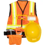 Spin Master Melissa & Doug - Construction Worker Costume, Role Play