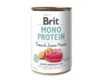 &Scaron;lapias &scaron;unų ėdalas BRIT MONO PROTEIN Tunas su saldžiosiomis bulvėmis 400 g