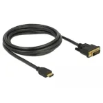 DeLOCK HDMI> DVI 24 + 1 bidirectional black 2m