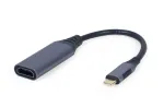 Cablexpert A-USB3C-HDMI-01 vaizdo kabelio adapteris 0,15 m USB C tipo pilkas