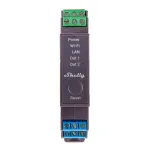 Shelly Pro 2 DIN Rail 2-channel Relay, WiFi/LAN