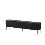 Cama CORTINA 4D TV spintelė 200x40x55 juoda