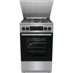 Gorenje GKS5C71XF Laisvai pastatoma viryklė su orkaite, sidabrinė
