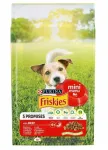 FRISKIES Mini Menu jautienos ir daržovių sausas &scaron;unų ėdalas - 1,5 kg