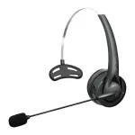 Wireless mono headset flexible microphone