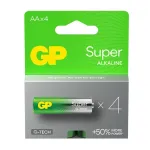 Alkaline batteries LR6/ AA SUPER 4 pcs (G-TECH)