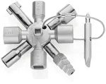 Knipex TwinKey 00 11 01, socket wrench (for common cabinets and locking systems)